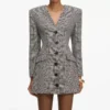 Check Blazer Mini Dress Check Blazer Mini Dress