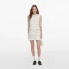 Check Boucle Lace Trim Mini Dress Check Boucle Lace Trim Mini Dress