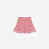 Cream And Red Stripe Knitted Skirt Cream And Red Stripe Knitted Skirt