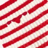 Cream And Red Stripe Knitted Skirt Cream And Red Stripe Knitted Skirt