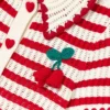 Cream And Red Stripe Knitted Top Cream And Red Stripe Knitted Top