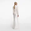 Cream Boucle Collared Maxi Dress Cream Boucle Collared Maxi Dress