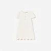 Cream Boucle Lace Bib Dress Cream Boucle Lace Bib Dress