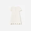 Cream Boucle Lace Bib Dress Cream Boucle Lace Bib Dress