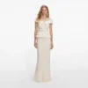 Cream Boucle Maxi Dress Cream Boucle Maxi Dress