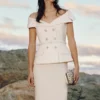 Cream Boucle Maxi Dress Cream Boucle Maxi Dress