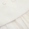 Cream Boucle Shawl Collared Midi Dress Cream Boucle Shawl Collared Midi Dress