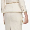 Cream Boucle Tailored Chain Midi Dress Cream Boucle Tailored Chain Midi Dress