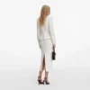 Cream Boucle Tailored Midi Dress Cream Boucle Tailored Midi Dress