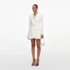 Cream Boucle Tailored Mini Dress Cream Boucle Tailored Mini Dress