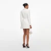 Cream Boucle Tailored Mini Dress Cream Boucle Tailored Mini Dress