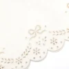 Cream Broderie Denim Top