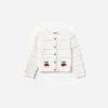 Cream Cherry Motif Cardigan Cream Cherry Motif Cardigan