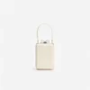 Cream Croc Leather Micro Bag Cream Croc Leather Micro Bag