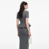 Cream Croc Leather Micro Bag Cream Croc Leather Micro Bag