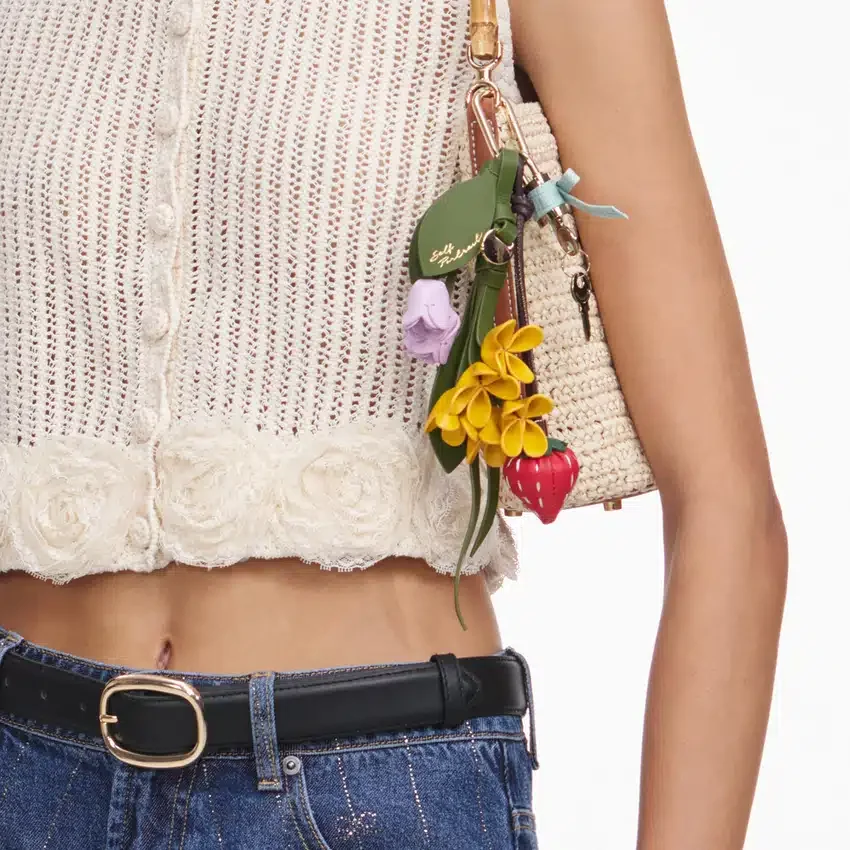 Cream Crochet Flower Knit Top Cream Crochet Flower Knit Top