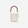 Cream Crystal Chain Mini Tote Bag Cream Crystal Chain Mini Tote Bag