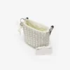 Cream Crystal Chain Mini Tote Bag Cream Crystal Chain Mini Tote Bag