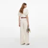 Cream Denim Jumpsuit Cream Denim Jumpsuit