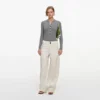 Cream Denim Pocket Trousers Cream Denim Pocket Trousers
