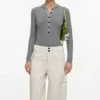 Cream Denim Pocket Trousers Cream Denim Pocket Trousers