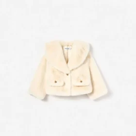 Cream Faux Fur Jacket