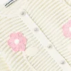 Cream Flower Knitted Cardigan Cream Flower Knitted Cardigan