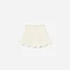 Cream Flower Knitted Skirt Cream Flower Knitted Skirt