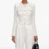 Cream Fringe Knit Cardigan Cream Fringe Knit Cardigan