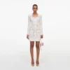 Cream Fringe Knit Mini Dress Cream Fringe Knit Mini Dress