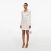 Cream Fringe Knit Mini Dress Cream Fringe Knit Mini Dress
