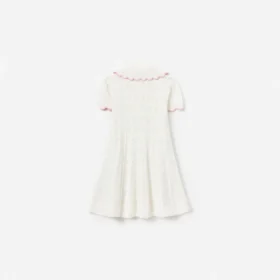 Cream Heart Knit Dress