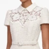 Cream Lace Boucle Midi Dress Cream Lace Boucle Midi Dress