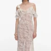 Cream Lace Flower Maxi Dress Cream Lace Flower Maxi Dress