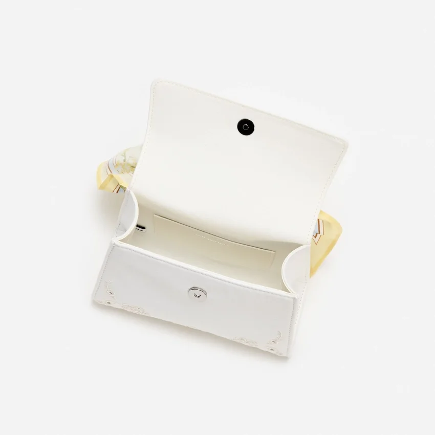 Cream Linen Yellow Floral Mini Bag Cream Linen Yellow Floral Mini Bag