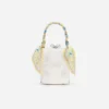 Cream Linen Yellow Floral Mini Bow Bag Cream Linen Yellow Floral Mini Bow Bag