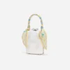 Cream Linen Yellow Floral Mini Bow Bag Cream Linen Yellow Floral Mini Bow Bag