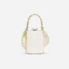 Cream Linen Yellow Floral Mini Bow Bag Cream Linen Yellow Floral Mini Bow Bag