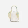 Cream Linen Yellow Floral Mini Bow Bag Cream Linen Yellow Floral Mini Bow Bag