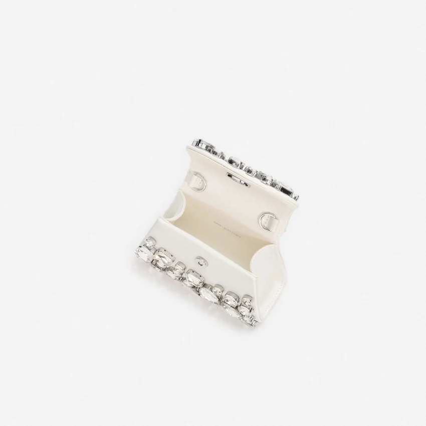 Cream Multi Crystal Mini Bag Cream Multi Crystal Mini Bag