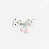 Cream Polka Dot Cherry Motif Hair Clip Cream Polka Dot Cherry Motif Hair Clip