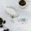Cream Polka Dot Cherry Motif Hair Clip Cream Polka Dot Cherry Motif Hair Clip