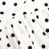 Cream Polka Dot Cotton Midi Dress Cream Polka Dot Cotton Midi Dress