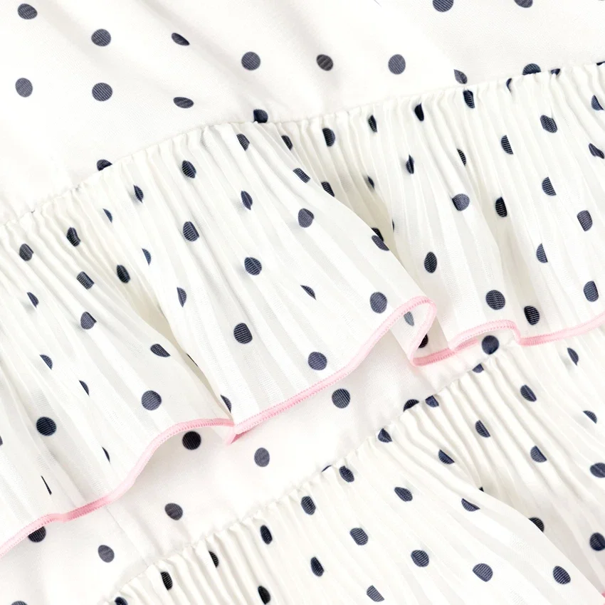 Cream Polka Dot Frill Skirt Cream Polka Dot Frill Skirt