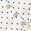 Cream Polka Dot Frill Top Cream Polka Dot Frill Top