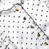 Cream Ramie Polka Dot Midi Dress Cream Ramie Polka Dot Midi Dress