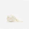 Cream Satin Floral Beaded Oval Clutch Cream Satin Floral Beaded Oval Clutch
