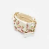 Cream Satin Floral Beaded Tote Bag Cream Satin Floral Beaded Tote Bag