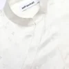 Cream Satin Jacquard Blouse Cream Satin Jacquard Blouse