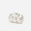 Cream Satin Multi Crystal Clutch Bag Cream Satin Multi Crystal Clutch Bag